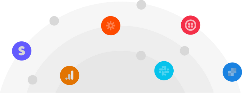 Integrations Half Circle with Icons